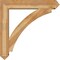 Ekena Millwork Thorton Arts and Crafts Rough Sawn Bracket w/ Offset Brace, Western Red Cedar, 8"W x 42"D x 42"H BKT0806X42X42THR03RWR - alternate 3